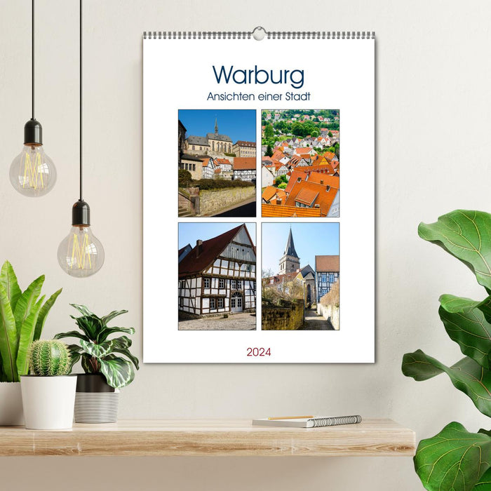 Warburg - Views of a City (CALVENDO Wall Calendar 2024) 