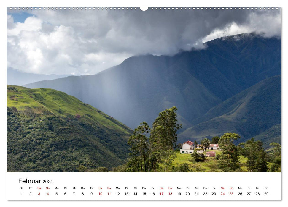 Bolivien - Einzigartige Landschaft (CALVENDO Wandkalender 2024)