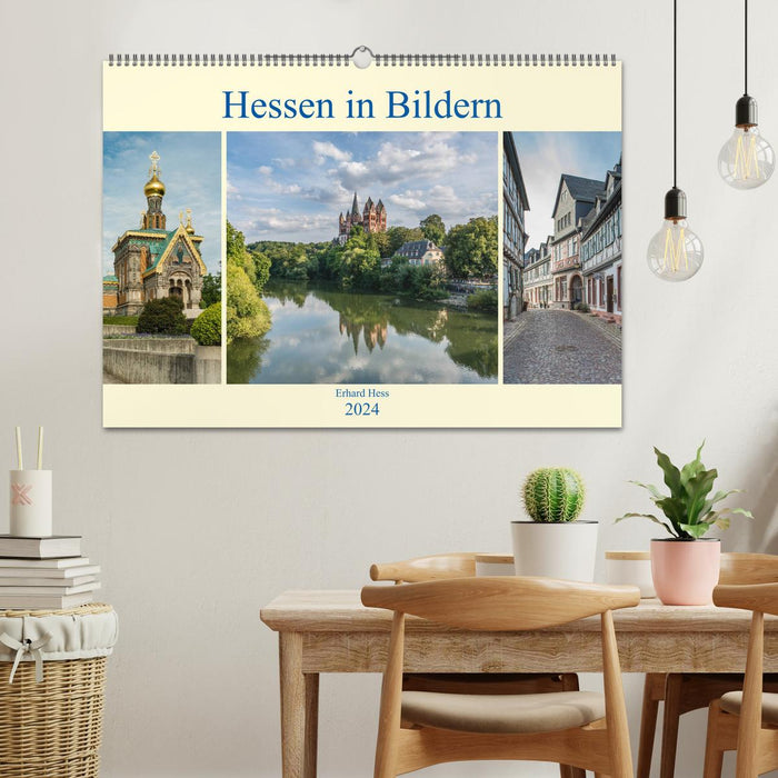 Hesse in pictures (CALVENDO wall calendar 2024) 
