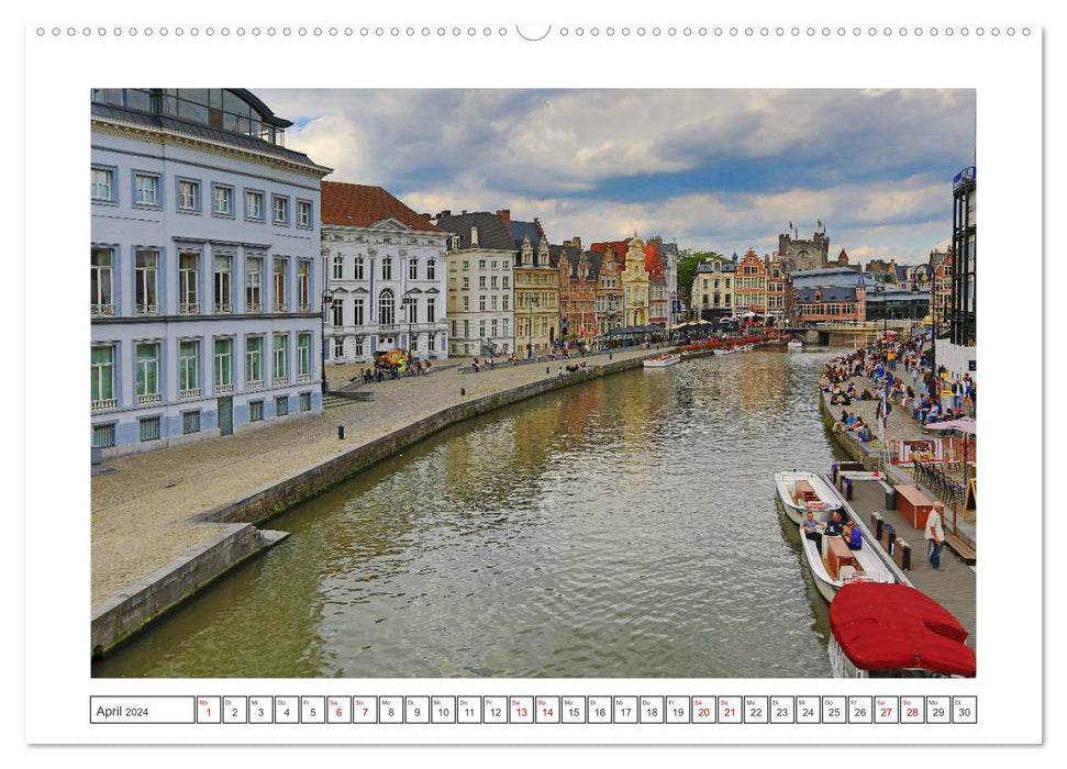 Out and about in Flanders (CALVENDO wall calendar 2024) 