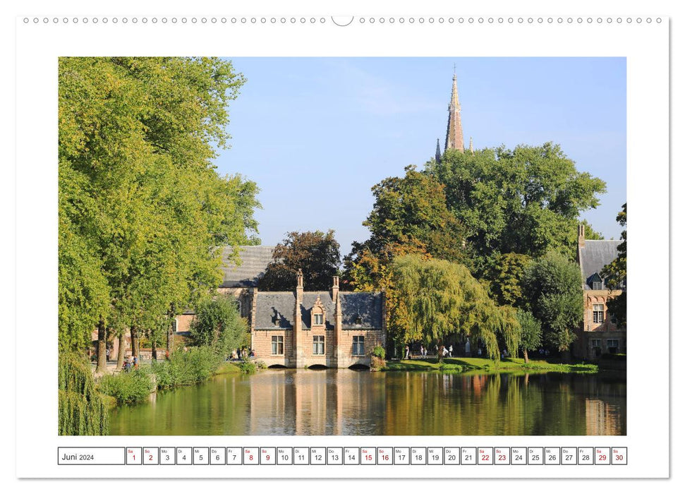 Out and about in Flanders (CALVENDO wall calendar 2024) 