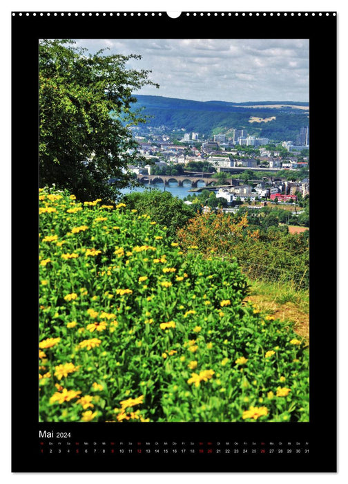 Koblenz Blick Winkel (Calvendo Premium Calendrier mural 2024) 