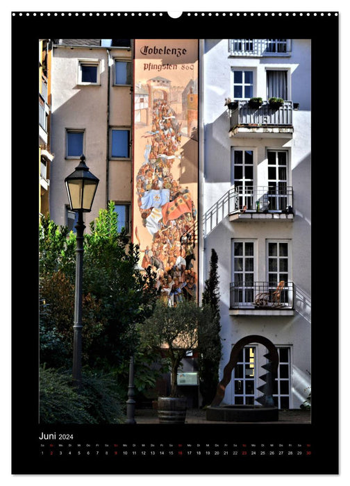 Koblenz Blick Winkel (Calvendo Premium Calendrier mural 2024) 