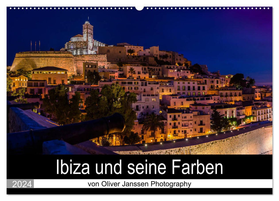 Ibiza et ses couleurs (Calendrier mural CALVENDO 2024) 