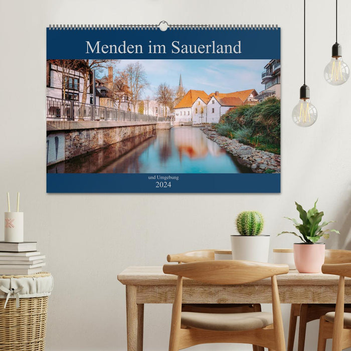 Menden dans le Sauerland et ses environs (calendrier mural CALVENDO 2024) 