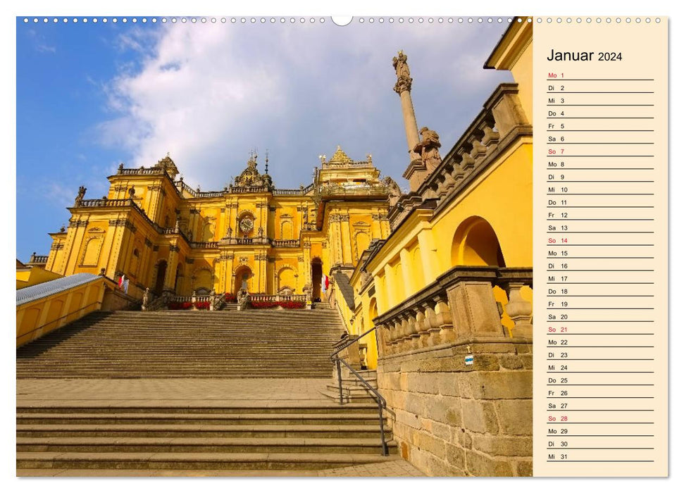 County Glatz - Discoveries in the Glatz Cauldron (CALVENDO wall calendar 2024) 