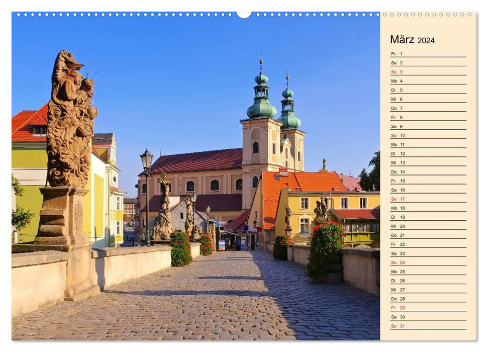 County Glatz - Discoveries in the Glatz Cauldron (CALVENDO wall calendar 2024) 