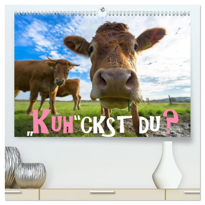 Êtes-vous vache? (Calendrier mural CALVENDO Premium 2024) 