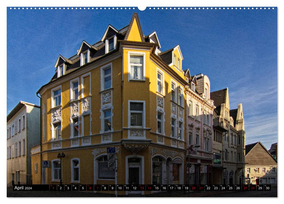 Vues de la ville de Lüdenscheid, la ville haute (calendrier mural CALVENDO 2024) 