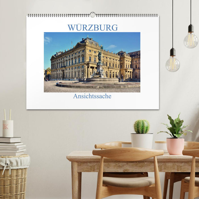 Würzburg - Ansichtssache (CALVENDO Wandkalender 2024)