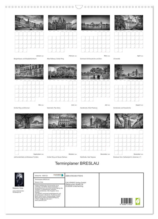 WRESLAU appointment planner (CALVENDO wall calendar 2024) 