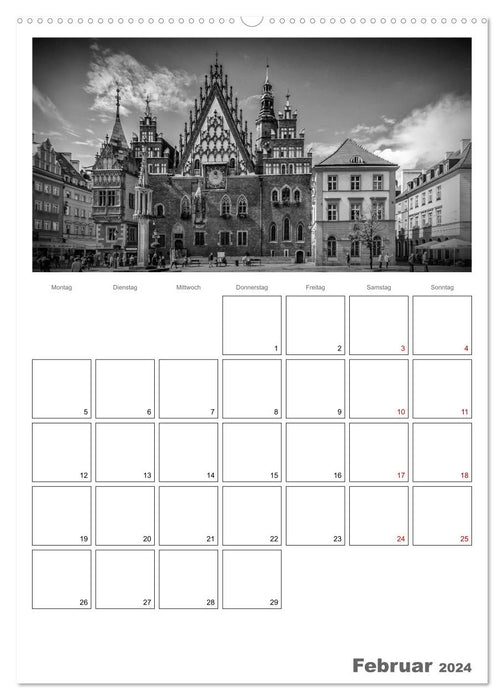 Terminplaner BRESLAU (CALVENDO Wandkalender 2024)