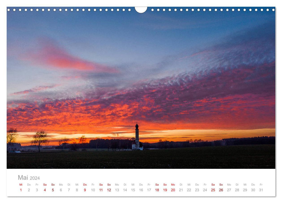Beautiful Dachauer Land (CALVENDO wall calendar 2024) 