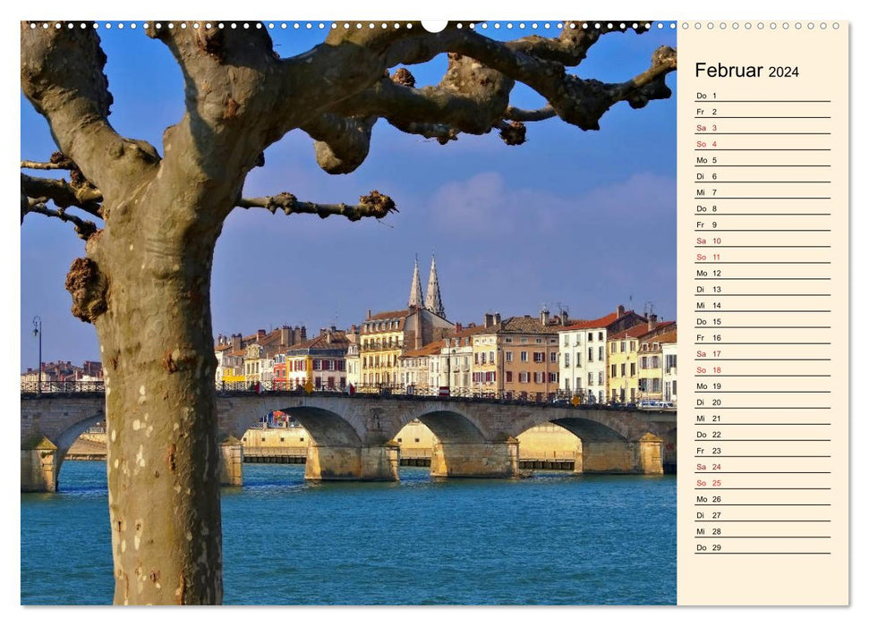 Burgund - Das grüne Herz Frankreichs (CALVENDO Premium Wandkalender 2024)