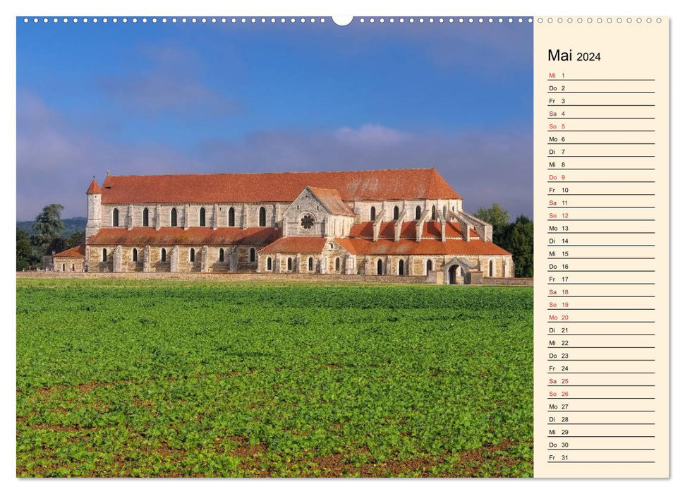 Bourgogne - Le cœur vert de la France (Calvendo Premium Wall Calendar 2024) 