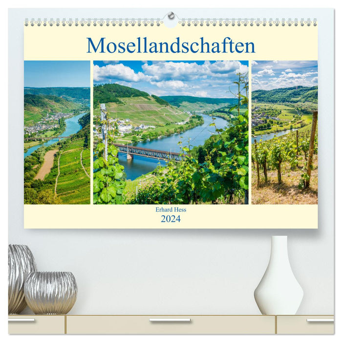 Mosellandschaften (CALVENDO Premium Wandkalender 2024)