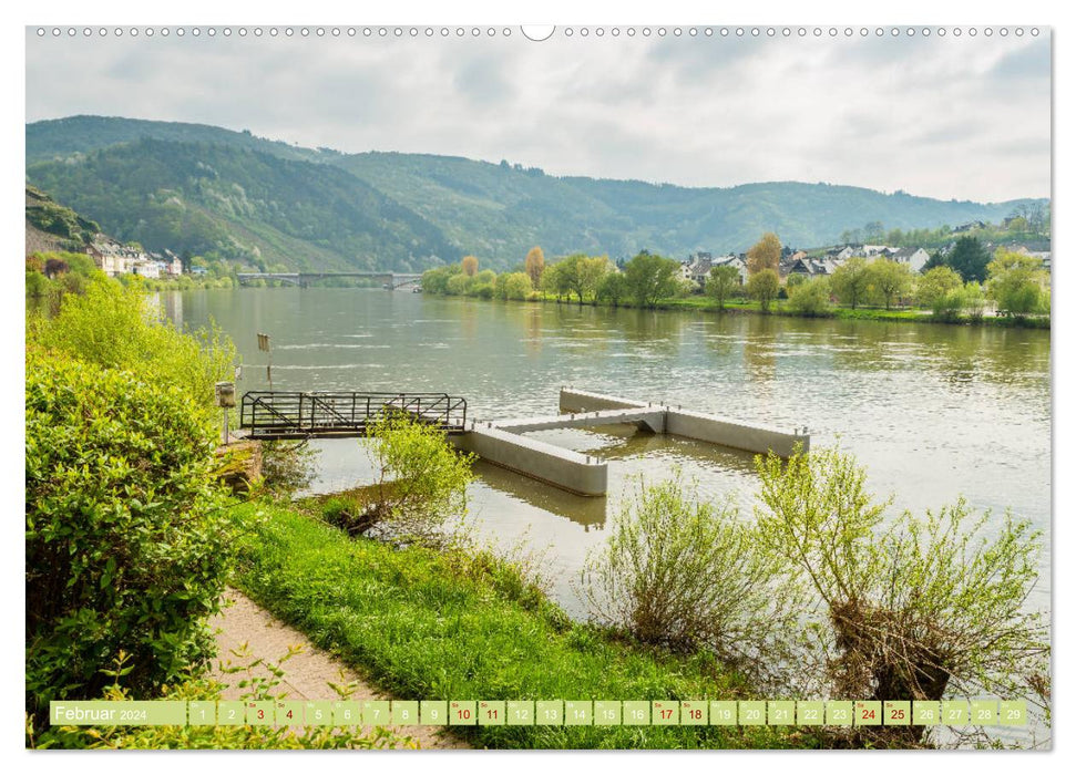 Paysages de Moselle (Calendrier mural CALVENDO Premium 2024) 