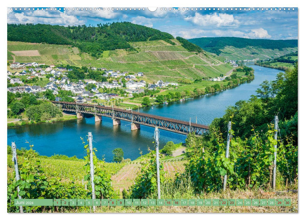 Moselle landscapes (CALVENDO Premium wall calendar 2024) 