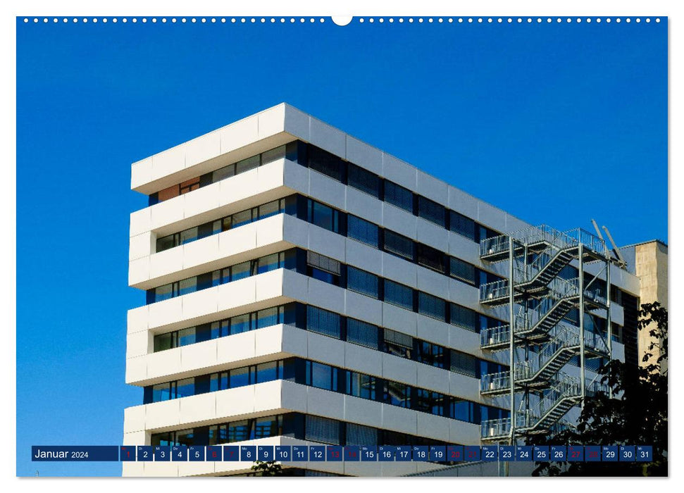 Chemnitz - City of Contrasts (CALVENDO Wall Calendar 2024) 