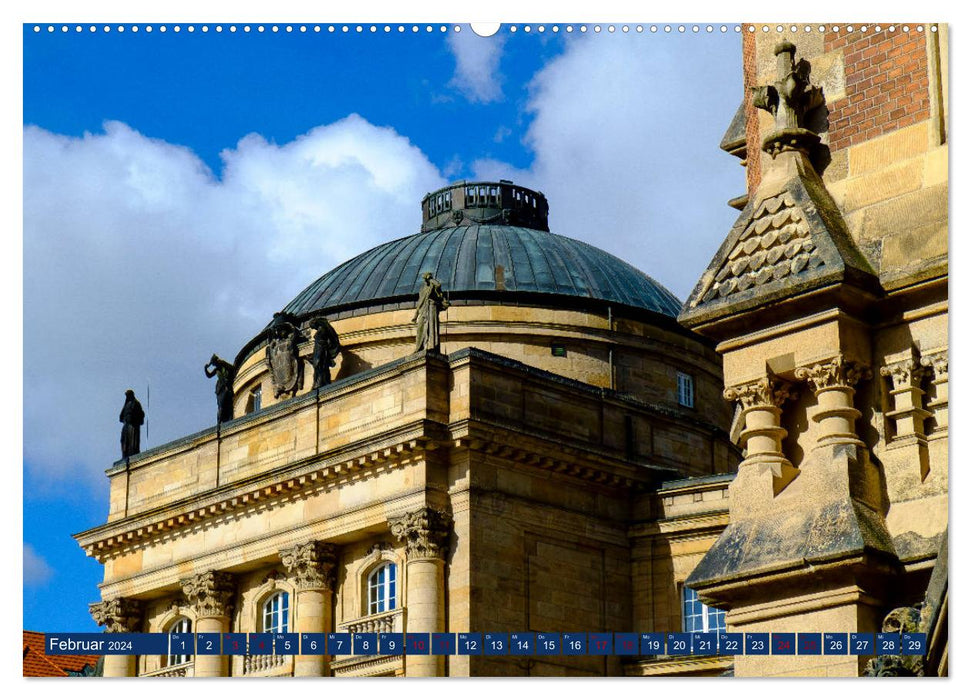 Chemnitz - City of Contrasts (CALVENDO Wall Calendar 2024) 