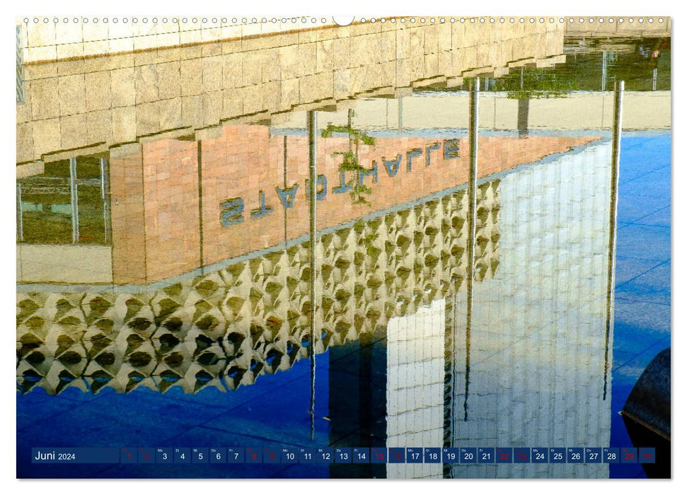 Chemnitz - City of Contrasts (CALVENDO Wall Calendar 2024) 