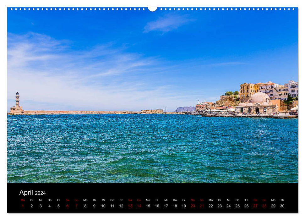 Travel destinations in Greece (CALVENDO Premium Wall Calendar 2024) 