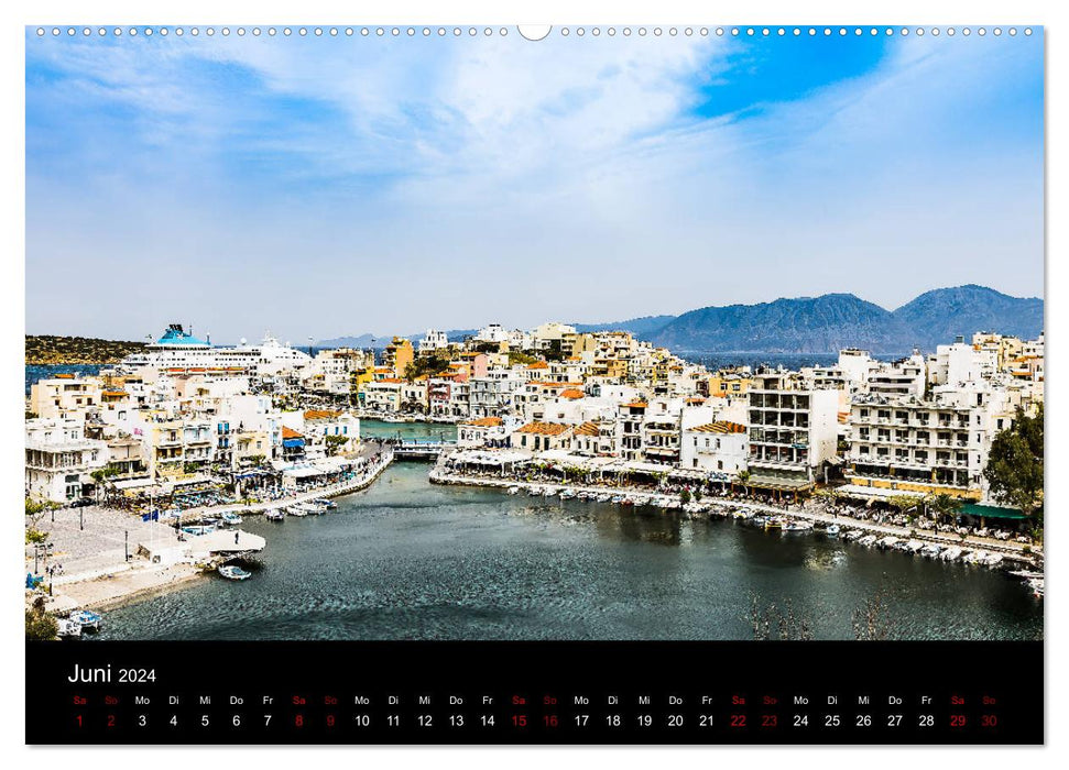 Travel destinations in Greece (CALVENDO Premium Wall Calendar 2024) 