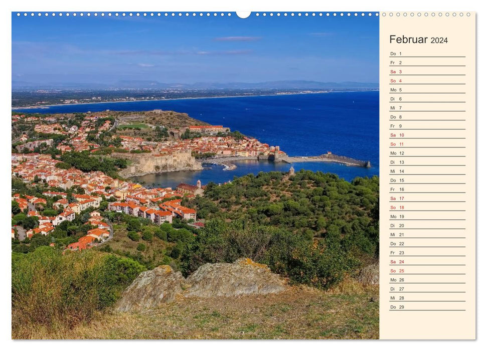 Collioure - Perle der Cote Vermeille (CALVENDO Premium Wandkalender 2024)