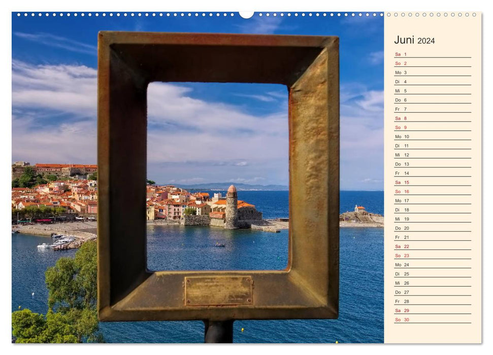 Collioure - Perle der Cote Vermeille (CALVENDO Premium Wandkalender 2024)