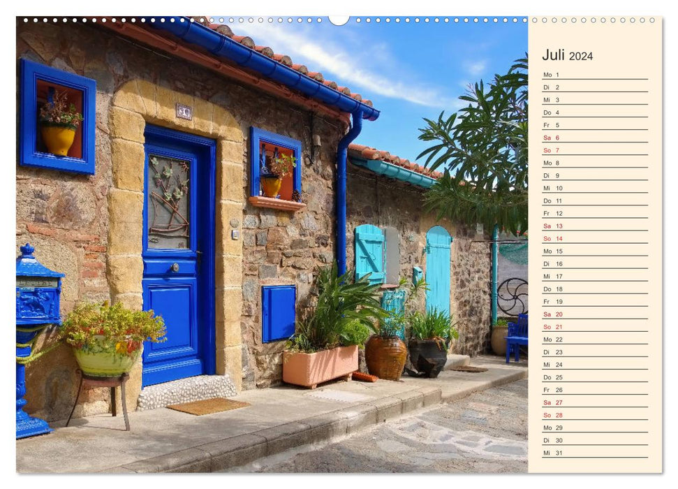 Collioure - Perle der Cote Vermeille (CALVENDO Premium Wandkalender 2024)