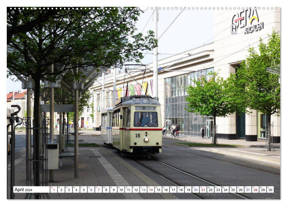 LOWA-Straßenbahnen Naumburg-Gera-Staßfurt-Frankfurt/Oder (CALVENDO Premium Wandkalender 2024)