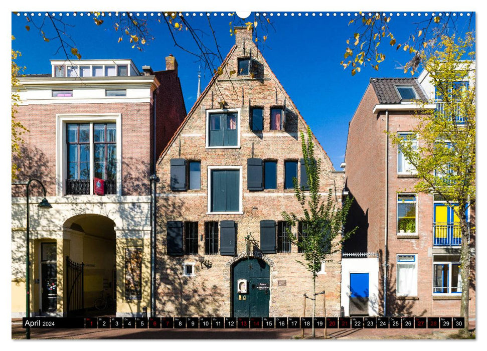Delft Magique - Perle des Pays-Bas (Calendrier mural CALVENDO 2024) 