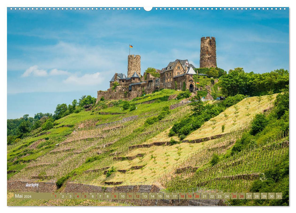 Châteaux de Moselle (Calendrier mural CALVENDO 2024) 