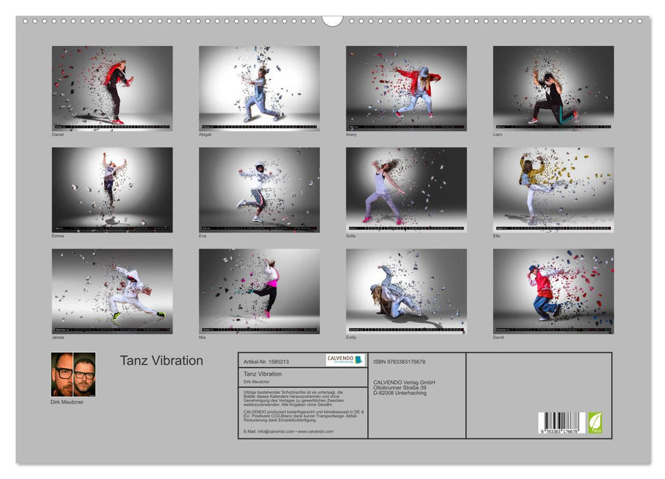 Dance Vibration (CALVENDO Wall Calendar 2024) 