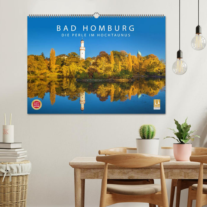 Bad Homburg - La perle du Hochtaunus (Calendrier mural CALVENDO 2024) 