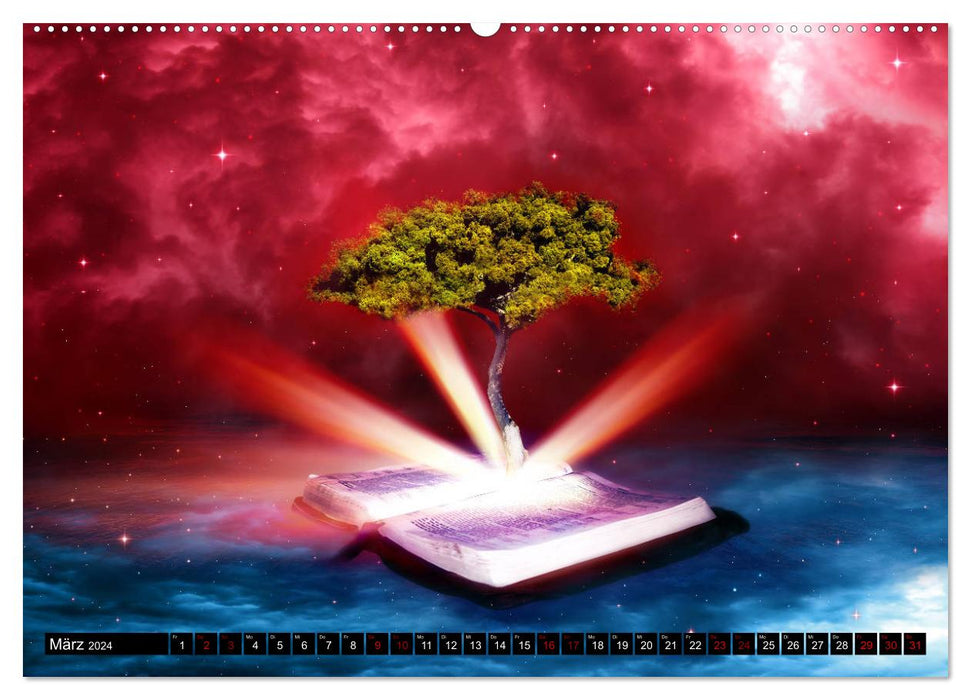 Prophetischer Kalender: Bilder einer anderen Welt (CALVENDO Wandkalender 2024)