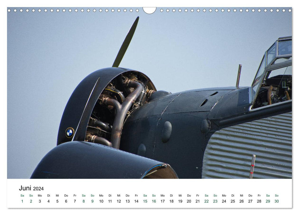 Junkers Ju 52 Die Legende (CALVENDO Wandkalender 2024)