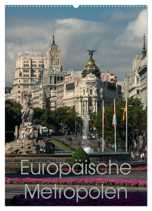 European metropolises (CALVENDO wall calendar 2024) 