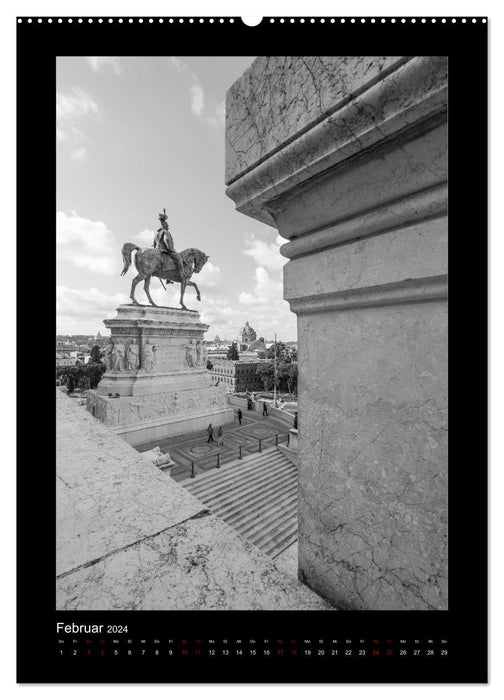 Monochrome Insights Rome (Calvendo Premium Calendrier mural 2024) 