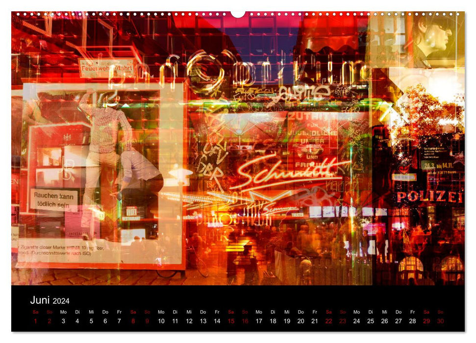 Hamburg-Art (CALVENDO wall calendar 2024) 