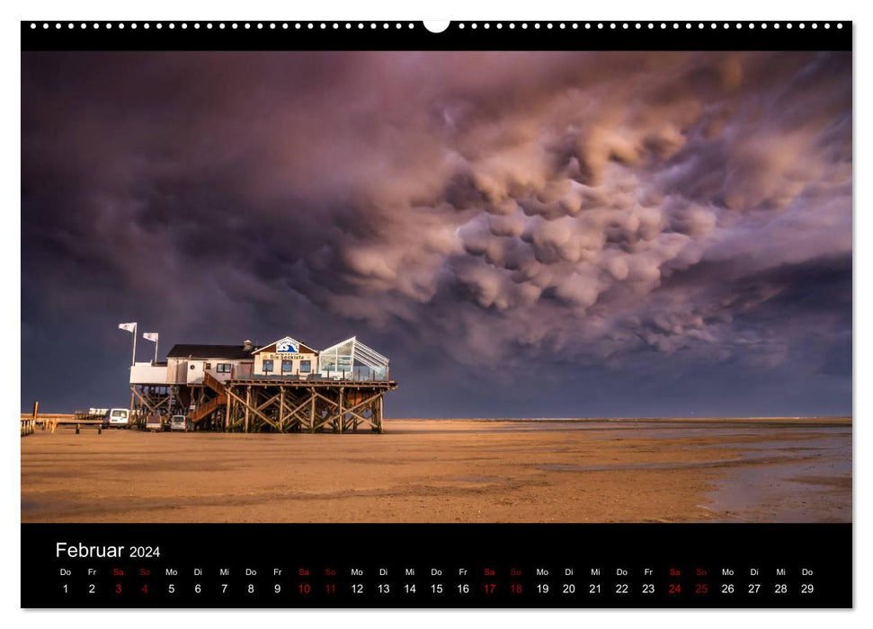 Natural wonders of Northern Germany (CALVENDO wall calendar 2024) 