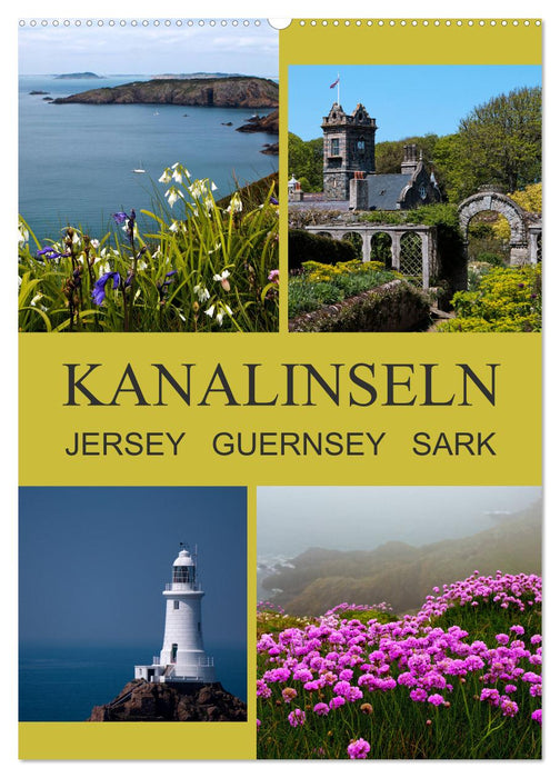 Channel Islands - Jersey Guernsey Sark (CALVENDO Wall Calendar 2024) 