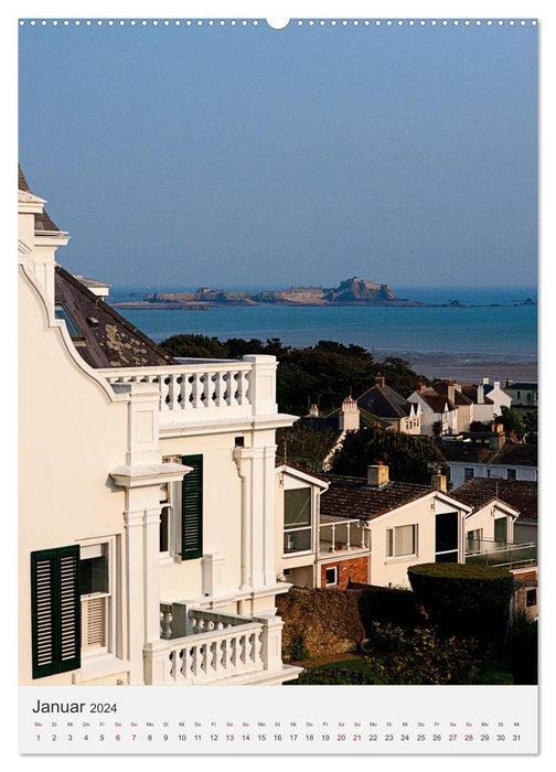 Channel Islands - Jersey Guernsey Sark (CALVENDO Wall Calendar 2024) 