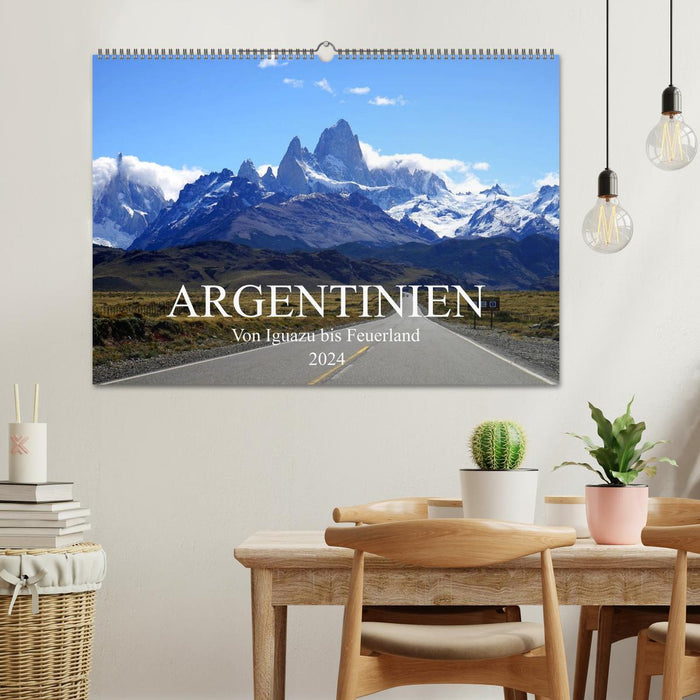Argentina - From Iguazu to Tierra del Fuego (CALVENDO wall calendar 2024) 
