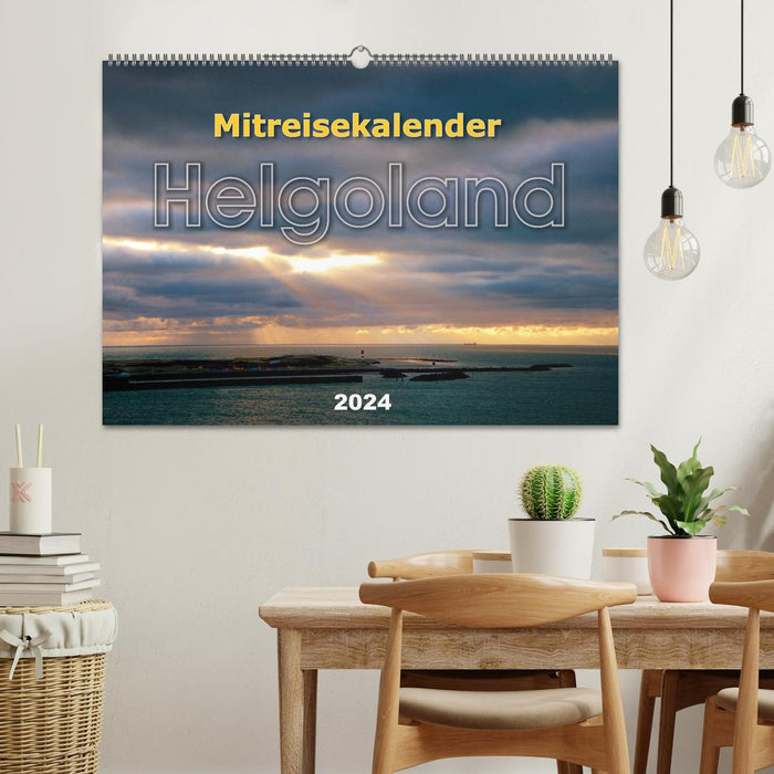 Travel calendar 2024 Helgoland (CALVENDO wall calendar 2024) 