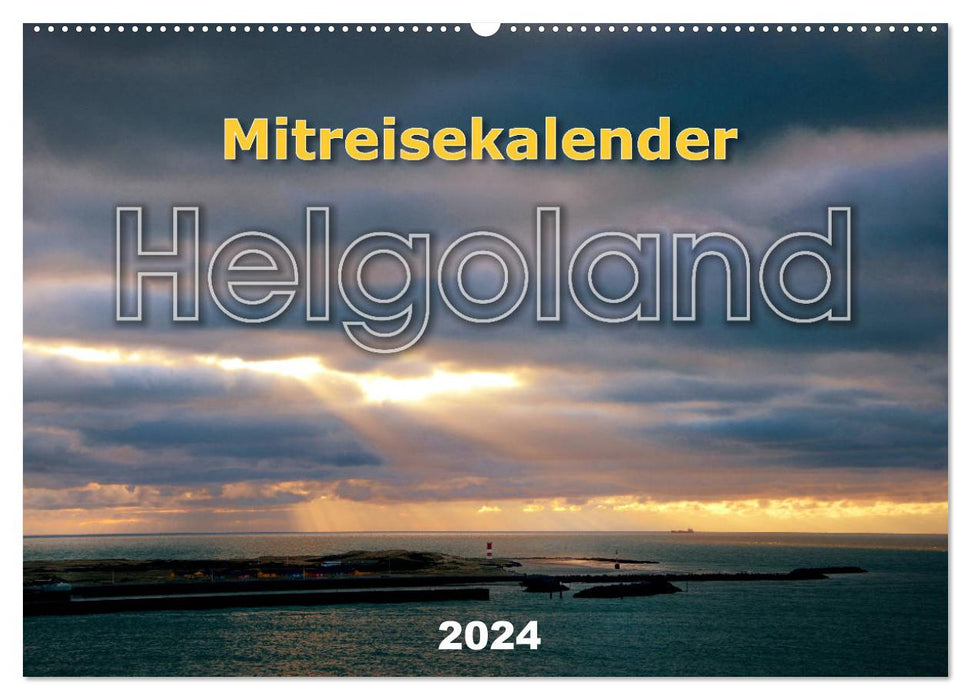 Travel calendar 2024 Helgoland (CALVENDO wall calendar 2024) 