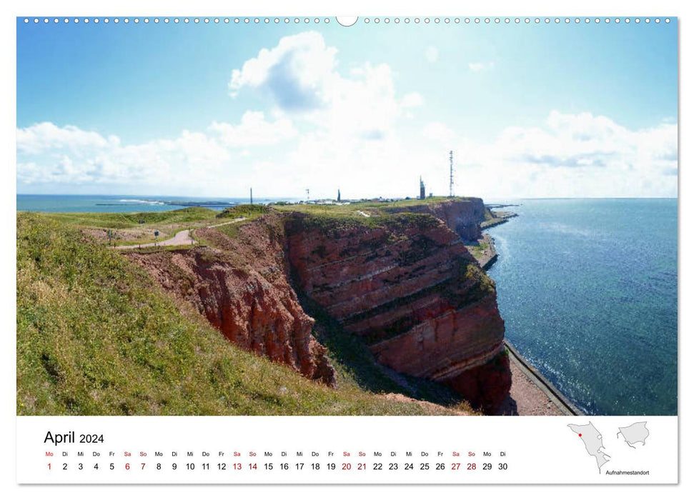 Mitreisekalender 2024 Helgoland (CALVENDO Wandkalender 2024)