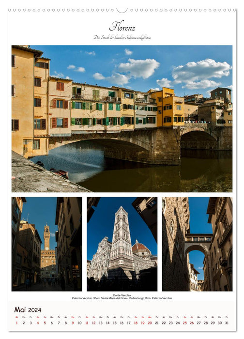 Architecture and art in central Italy (CALVENDO wall calendar 2024) 