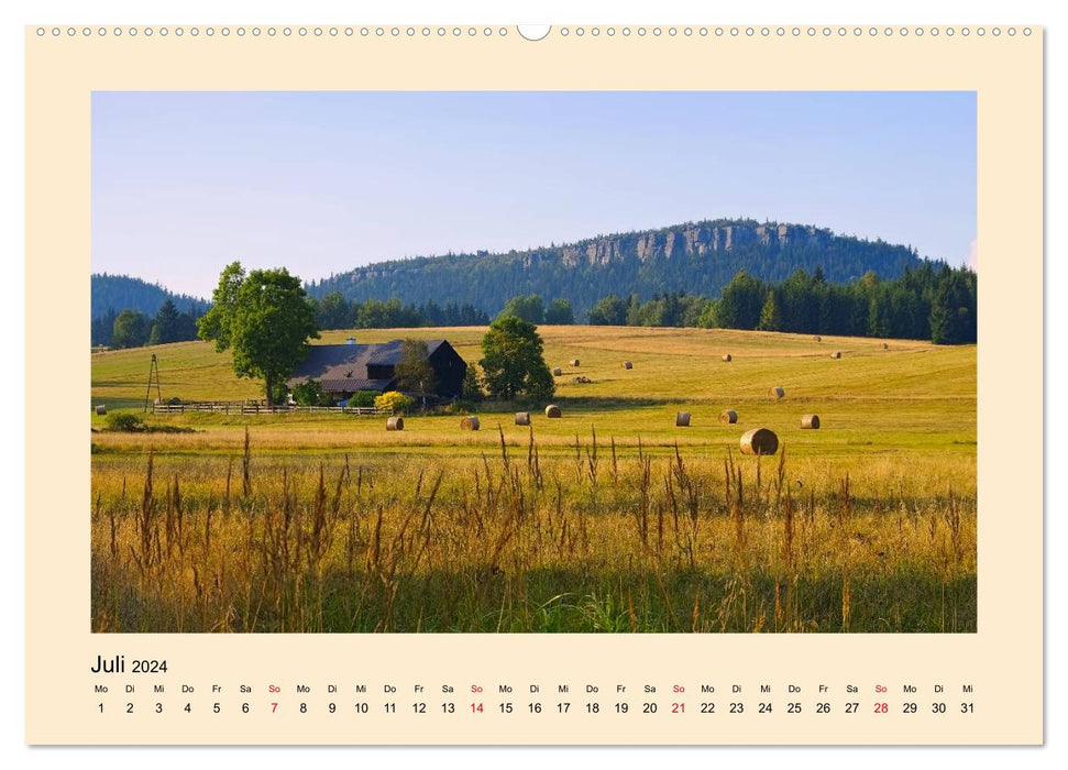 Grafschaft Glatz - Discoveries in the Glatz Cauldron (CALVENDO Premium Wall Calendar 2024) 