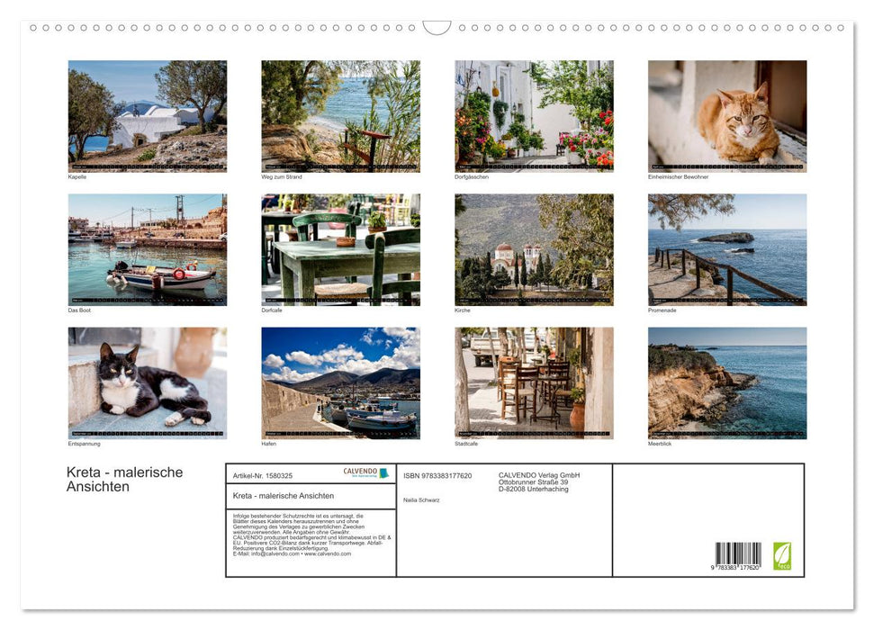 Crete - picturesque views (CALVENDO wall calendar 2024) 